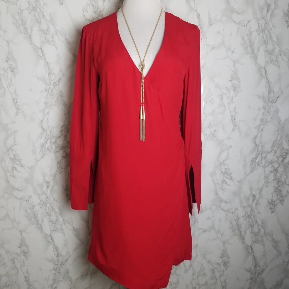 C/MEO Collective Night Air Red Dress Size Small - Picture 3 of 5